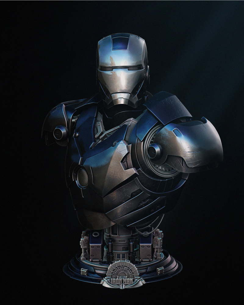 Iron Man Bust - Portrait