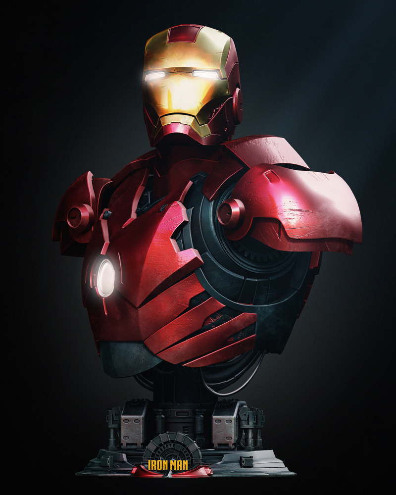 Iron Man Bust - Portrait