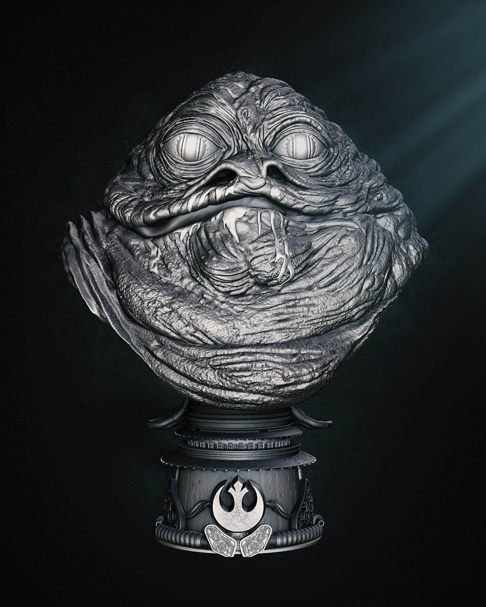 Jabba the Hutt - Bust Portrait