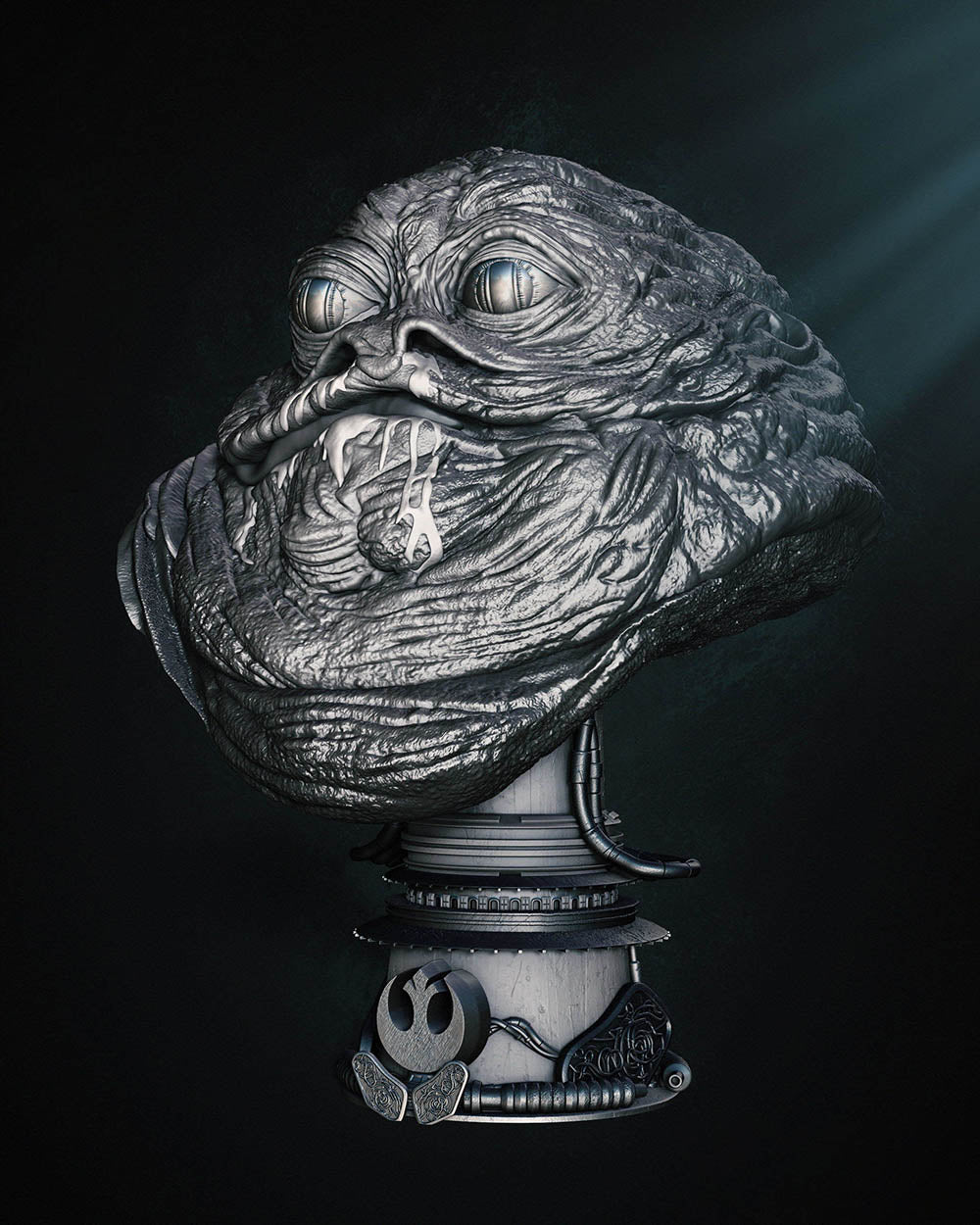 Jabba the Hutt - Bust Portrait