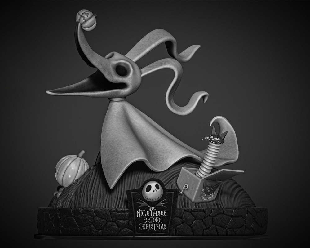 Zero - The Nightmare Before Christmas - Sculpture