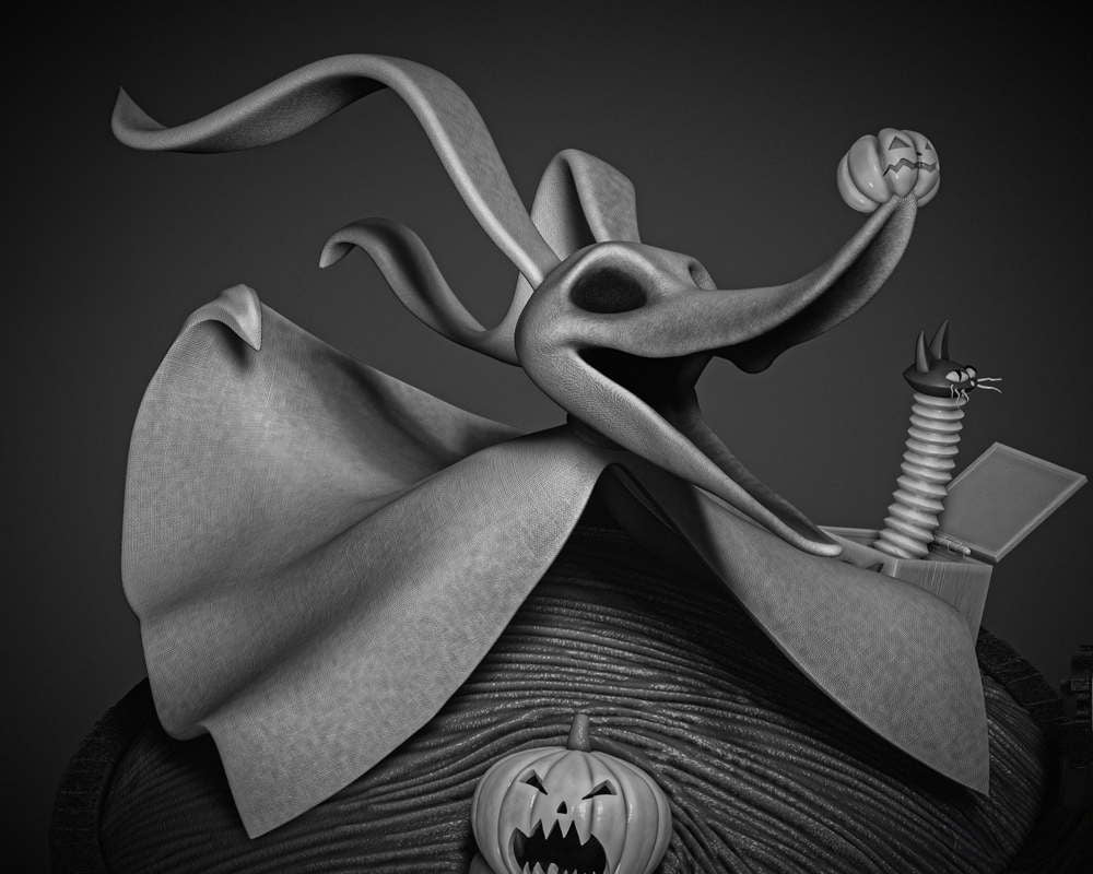 Zero - The Nightmare Before Christmas - Sculpture