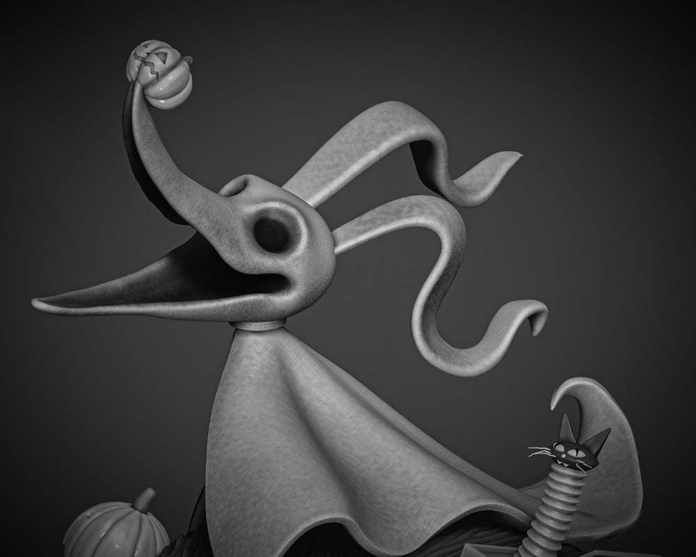 Zero - The Nightmare Before Christmas - Sculpture