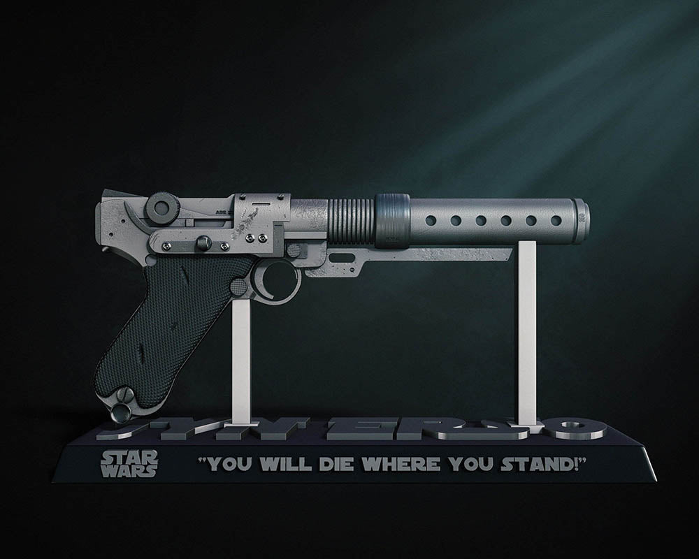 JynErso A-180 Blaster Rogue One - Weapon