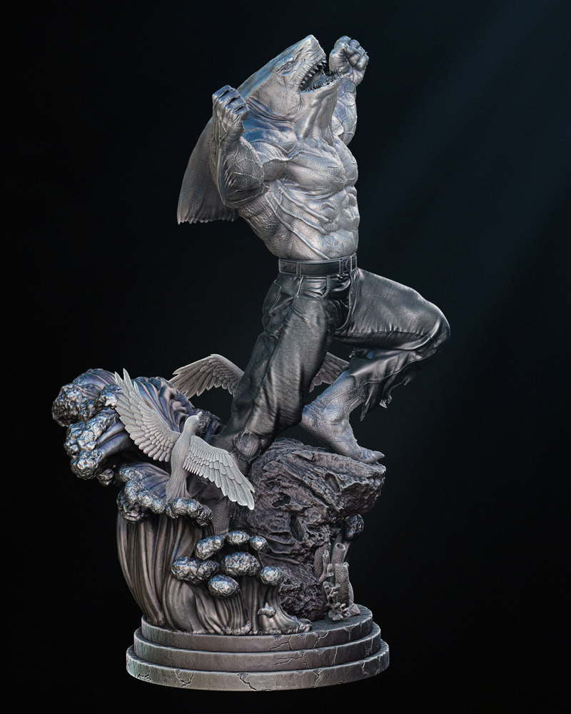 King Shark - Sculpture