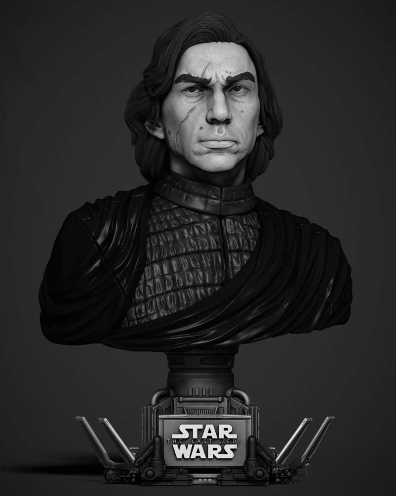 Kylo Ren - Bust Portrait