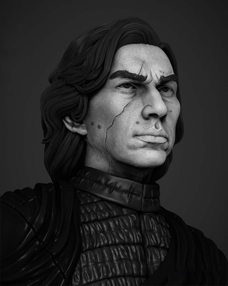 Kylo Ren - Bust Portrait