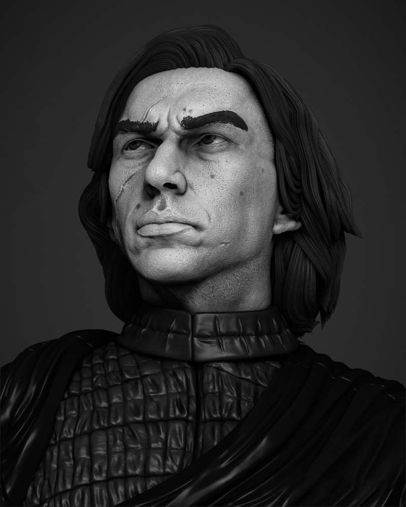 Kylo Ren - Bust Portrait