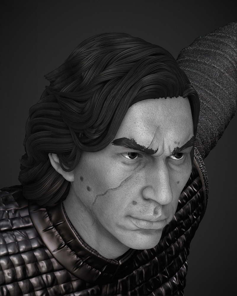 Kylo Ren - Sculpture