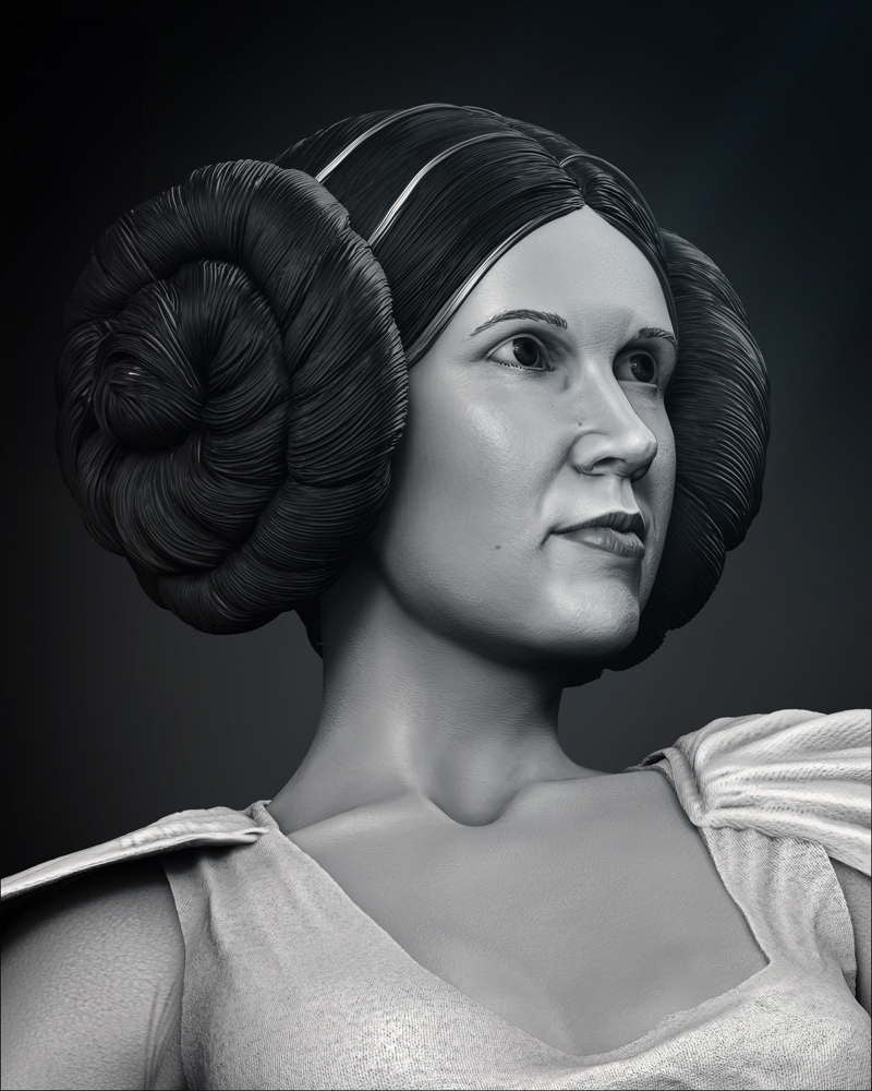 Leia Organa - Sculpture