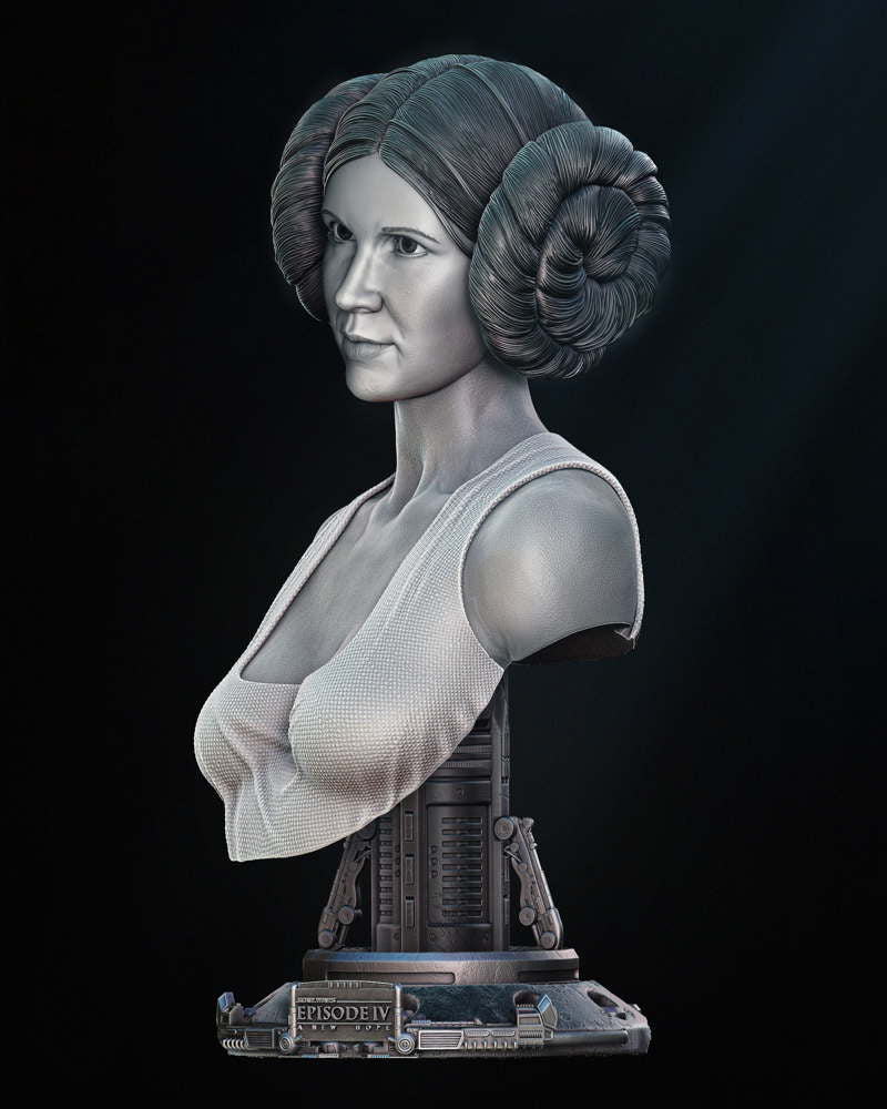 Leia Organa - Portrait Bust