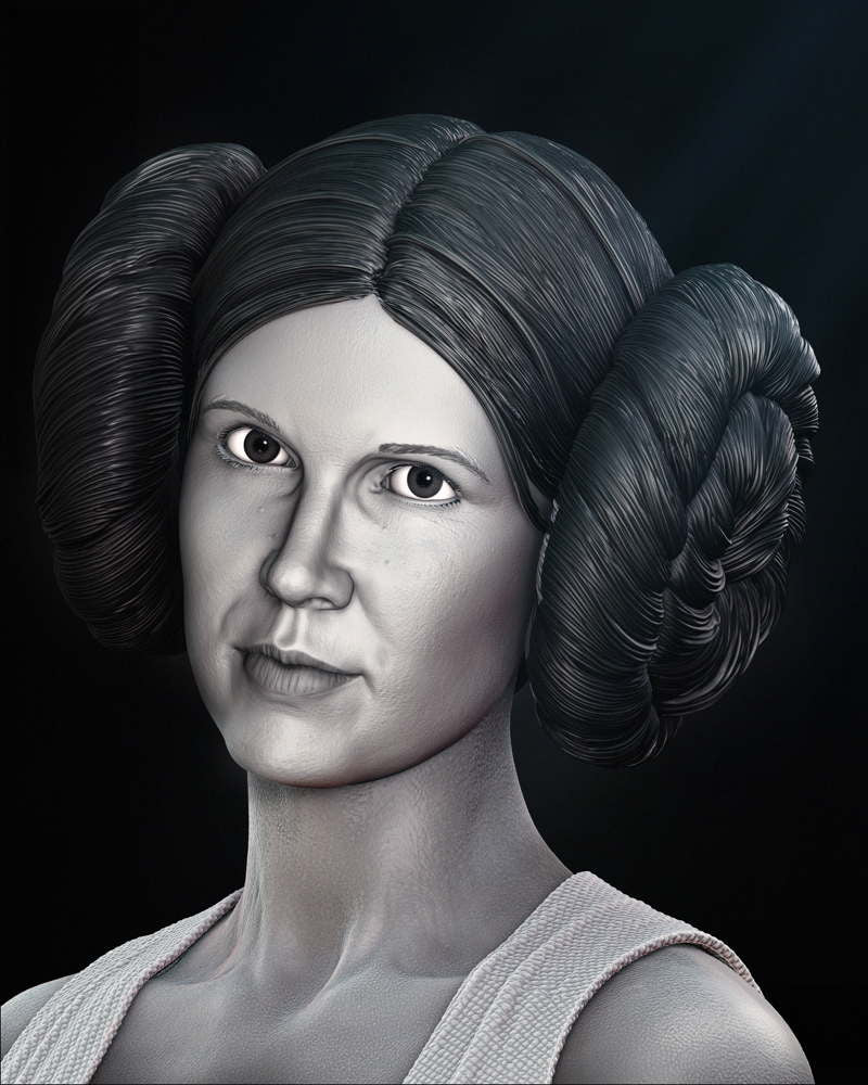 Leia Organa - Portrait Bust