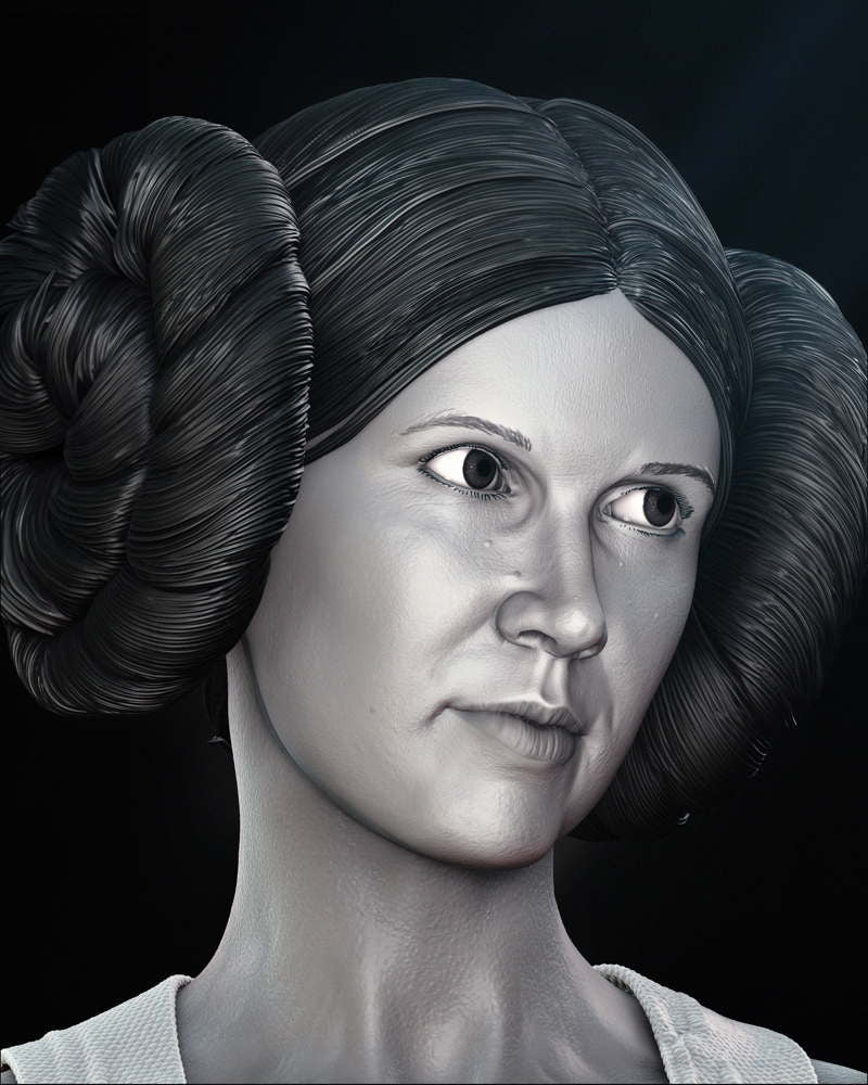 Leia Organa - Portrait Bust