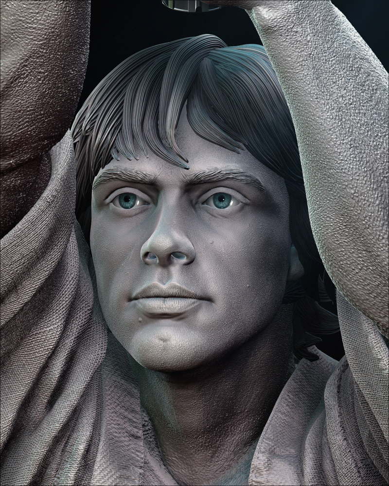 Luke Skywalker - Sculpture