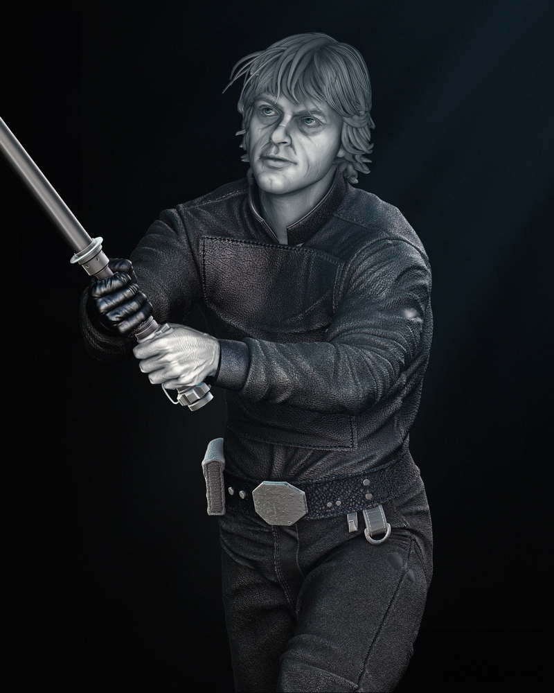 Luke Skywalker - Sculpture