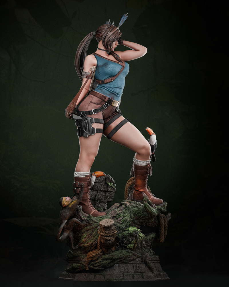 Lara Croft - Sculpture