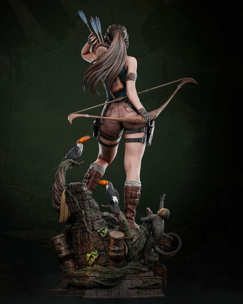 Lara Croft - Sculpture