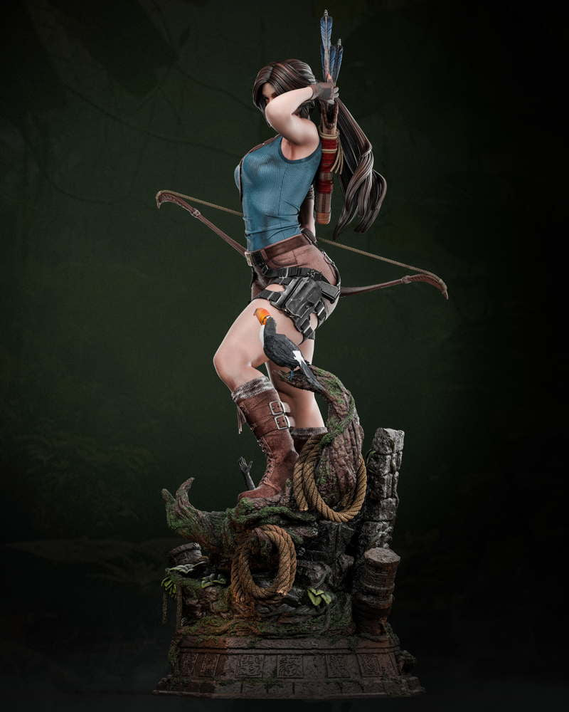 Lara Croft - Sculpture