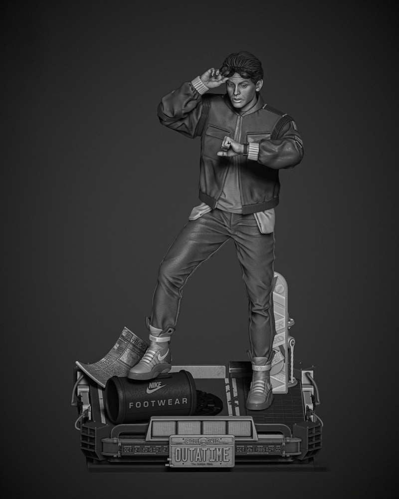 Back to the Future - Marty McFly - Sculpture