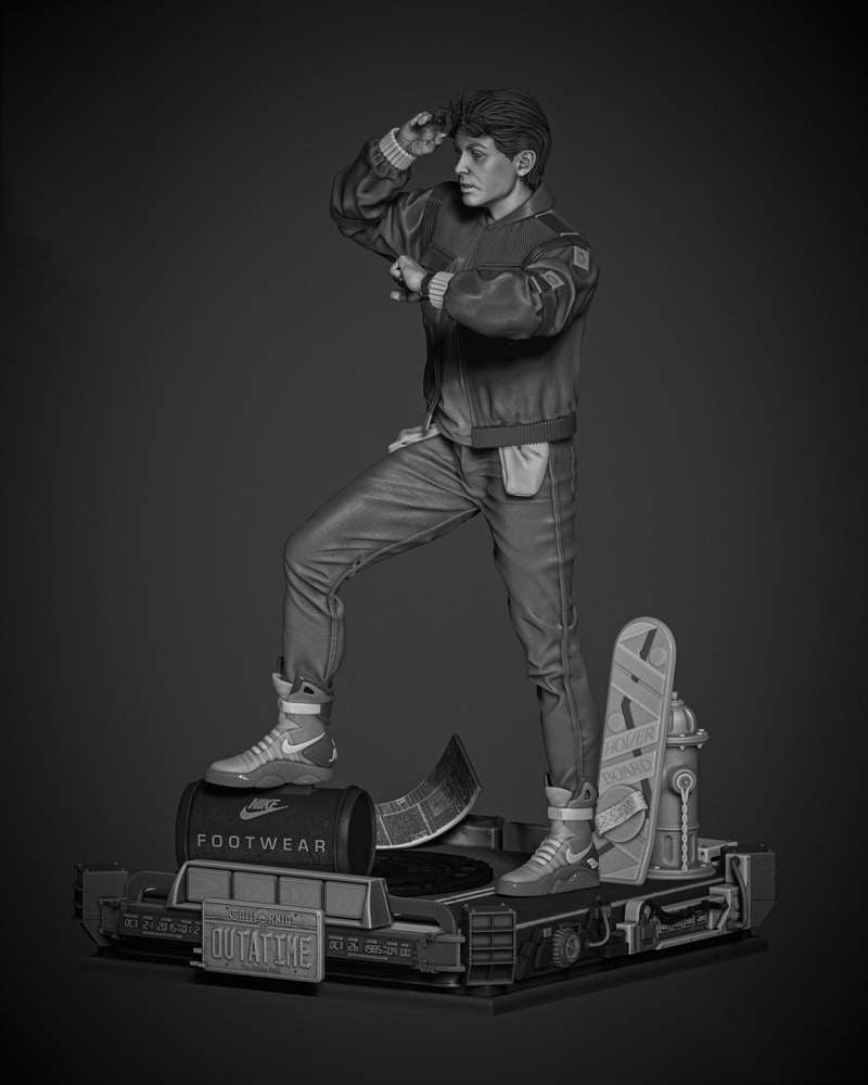 Back to the Future - Marty McFly - Sculpture