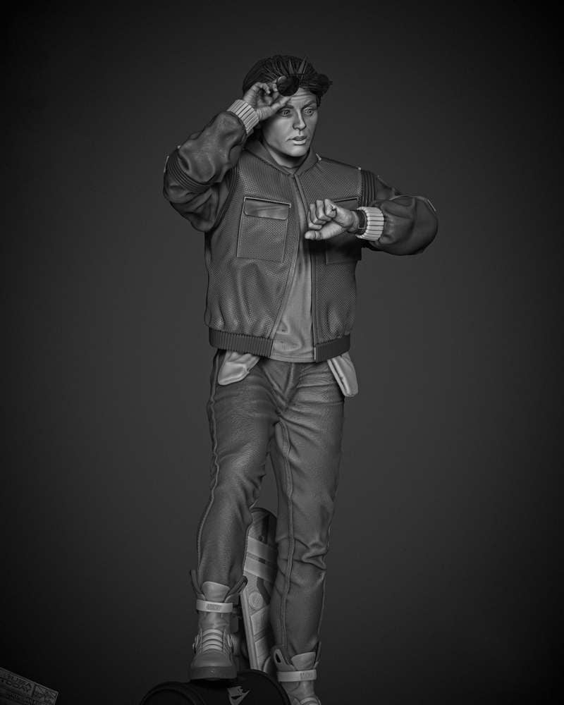 Back to the Future - Marty McFly - Sculpture