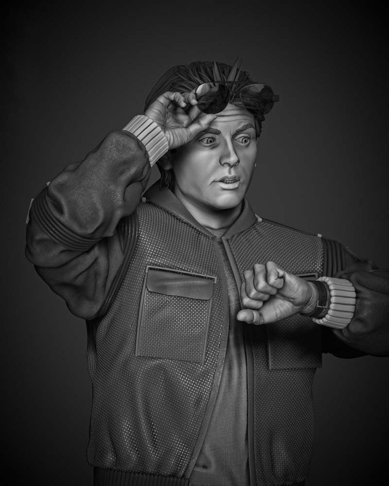 Back to the Future - Marty McFly - Sculpture