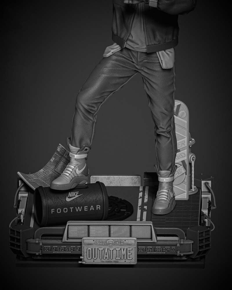 Back to the Future - Marty McFly - Sculpture