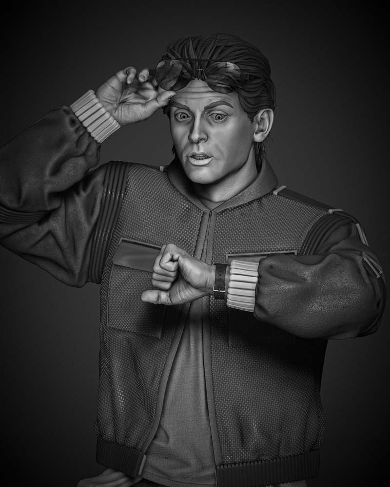 Back to the Future - Marty McFly - Sculpture