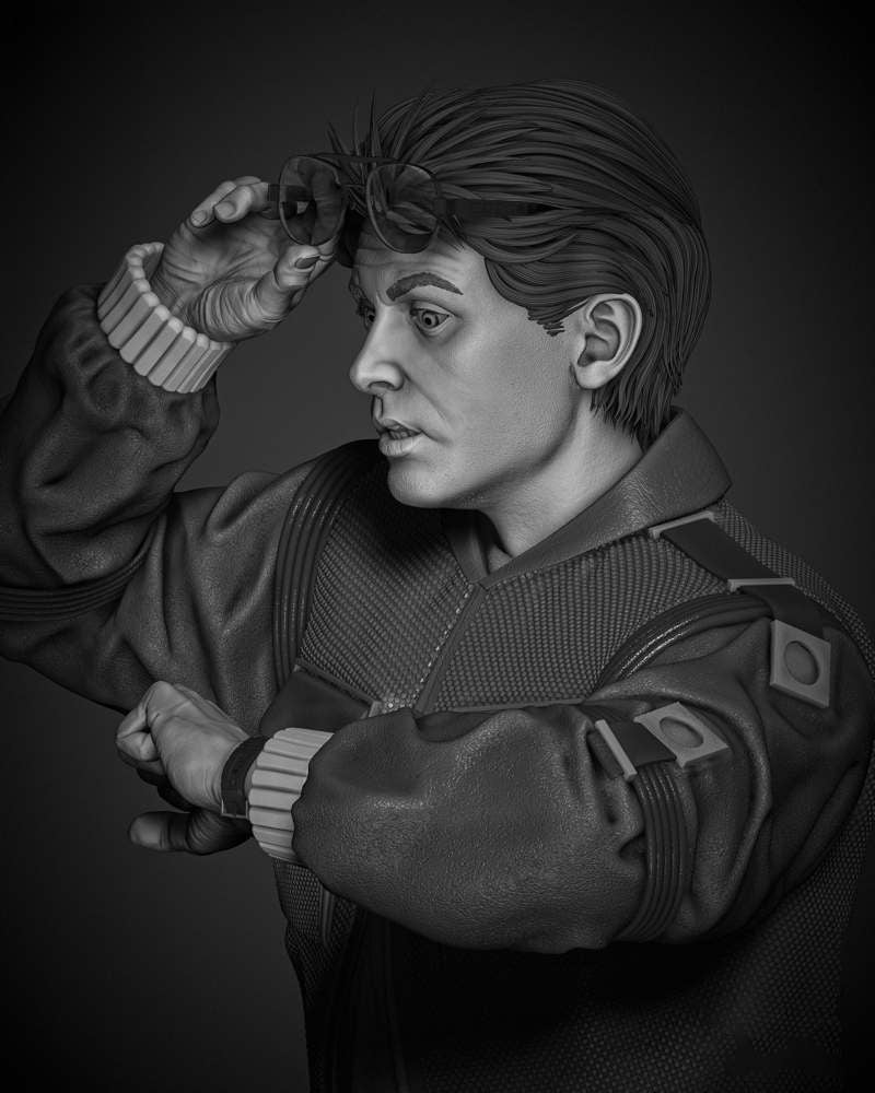 Back to the Future - Marty McFly - Sculpture