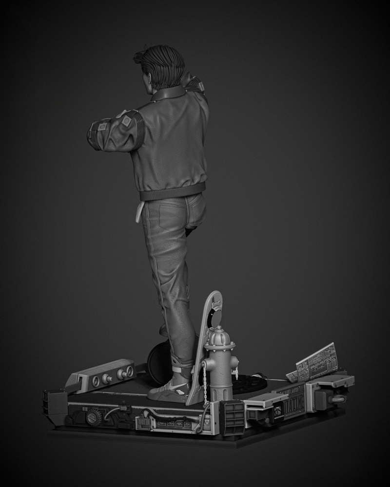 Back to the Future - Marty McFly - Sculpture