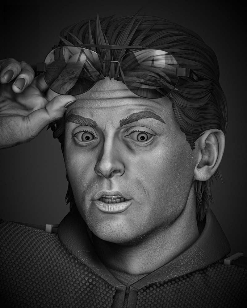 Back to the Future - Marty McFly - Sculpture