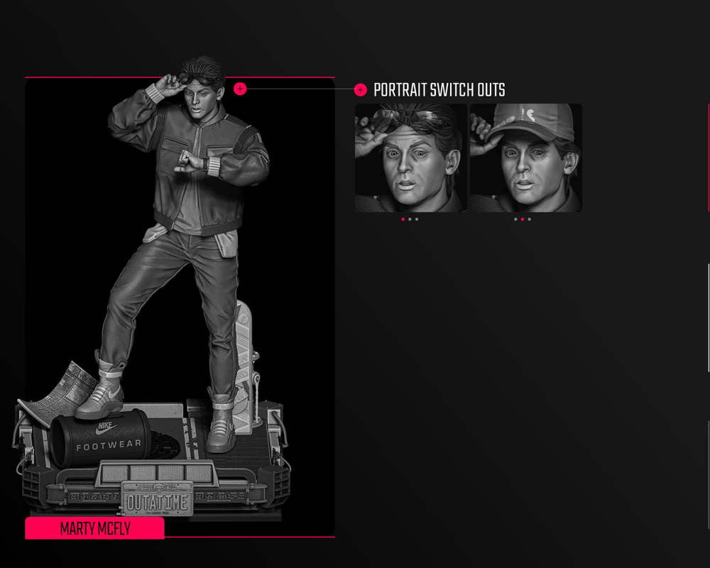 Back to the Future - Marty McFly - Sculpture