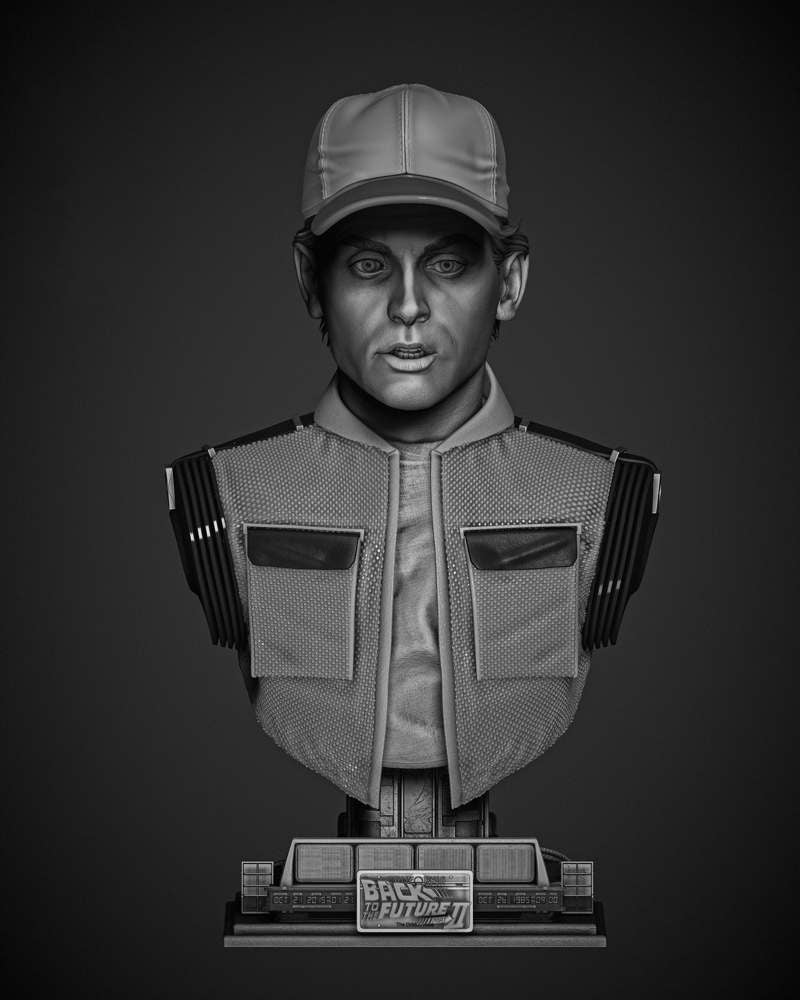 Back to the Future - Marty McFly - Bust Portrait