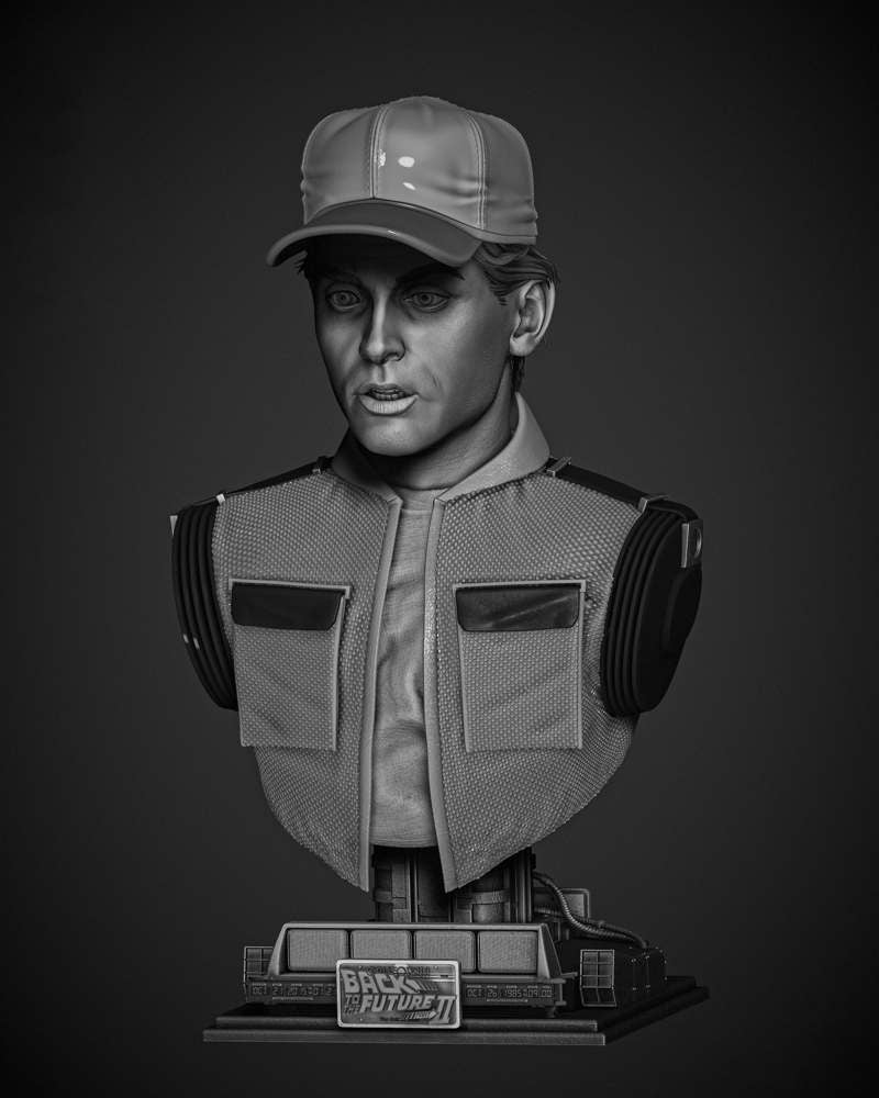 Back to the Future - Marty McFly - Bust Portrait