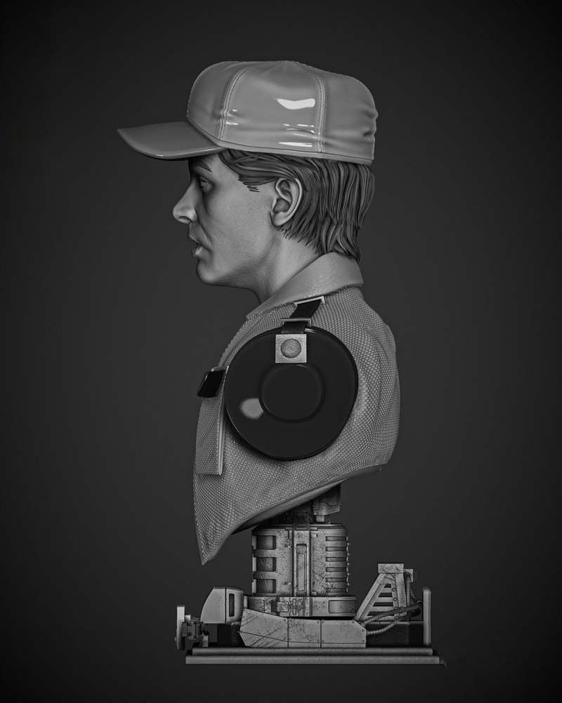 Back to the Future - Marty McFly - Bust Portrait