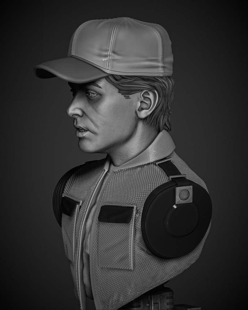 Back to the Future - Marty McFly - Bust Portrait