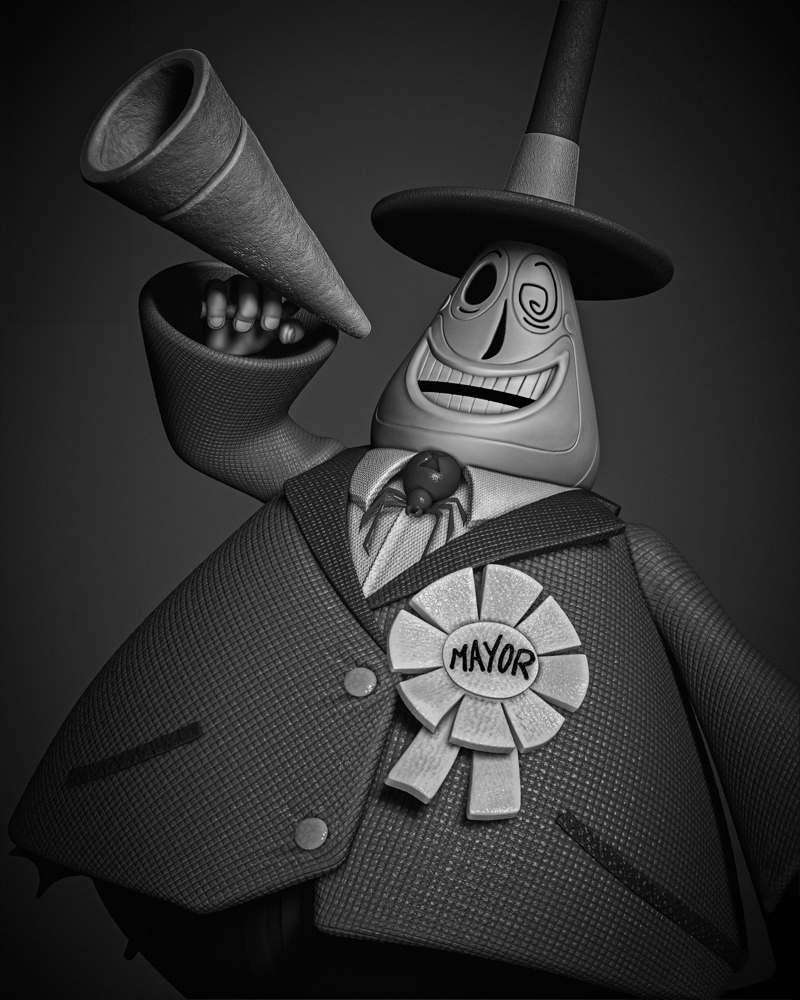 Mayor - Nightmare Before Christmas - Sculpture