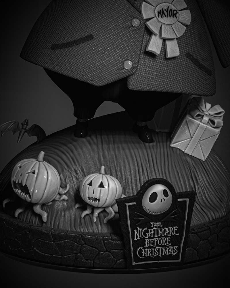 Mayor - Nightmare Before Christmas - Sculpture