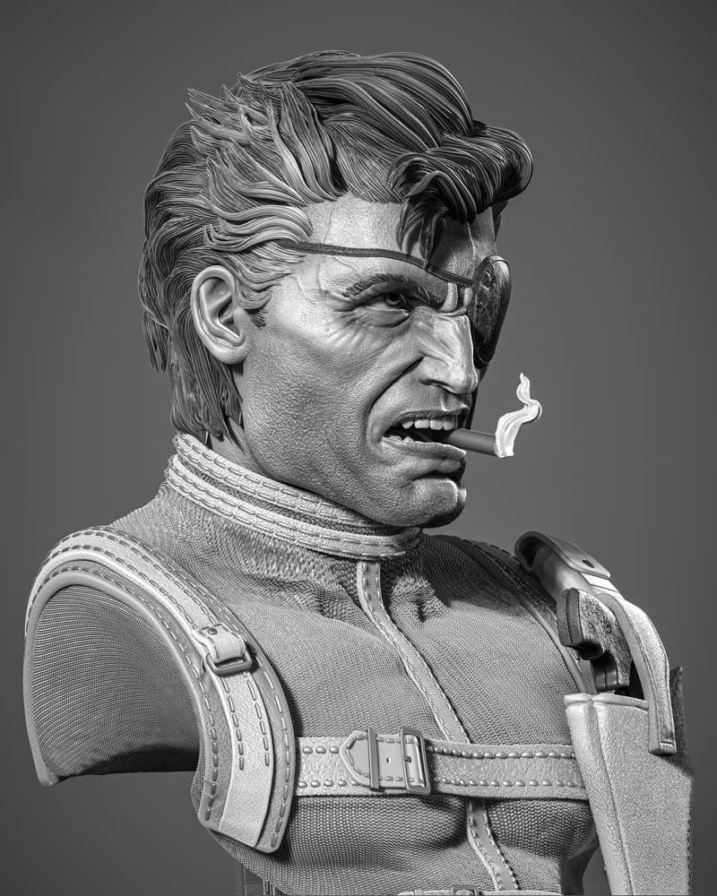 Nick Fury - Portrait Bust