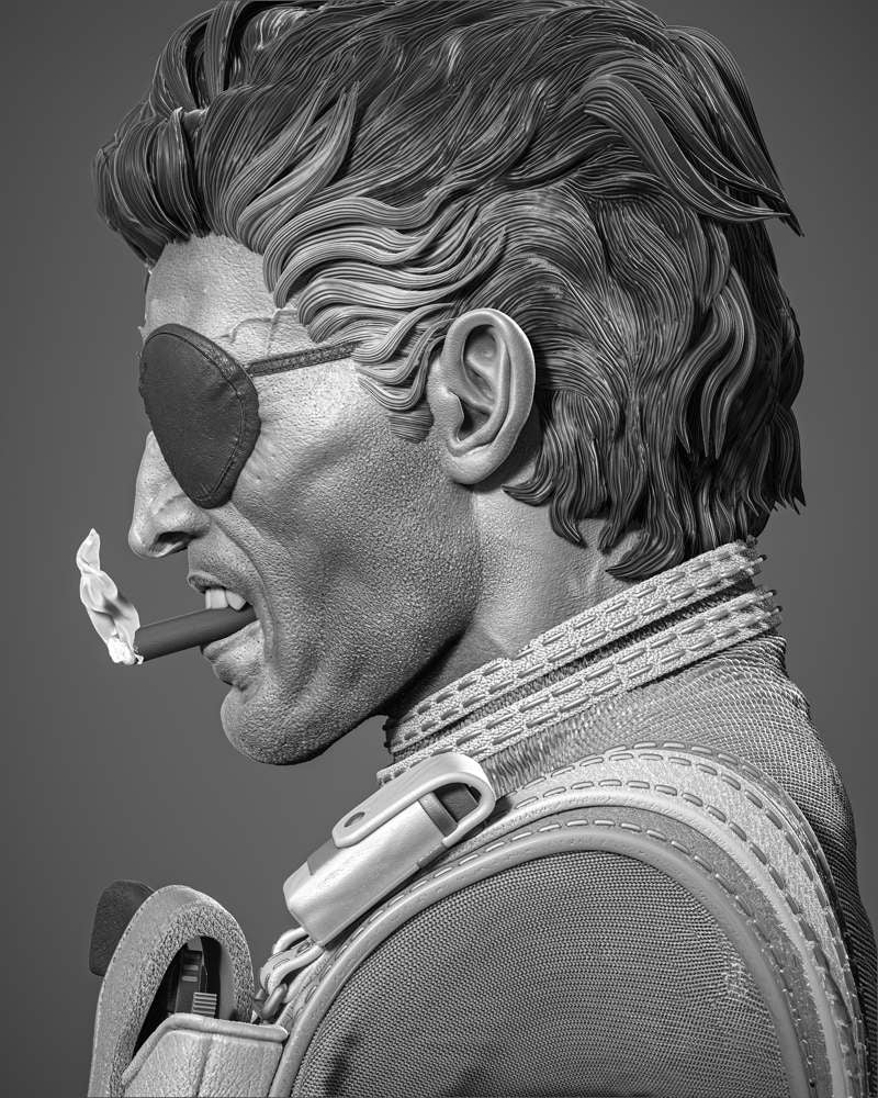 Nick Fury - Portrait Bust