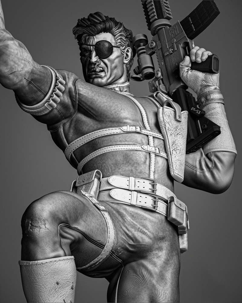 Nick Fury - Sculpture