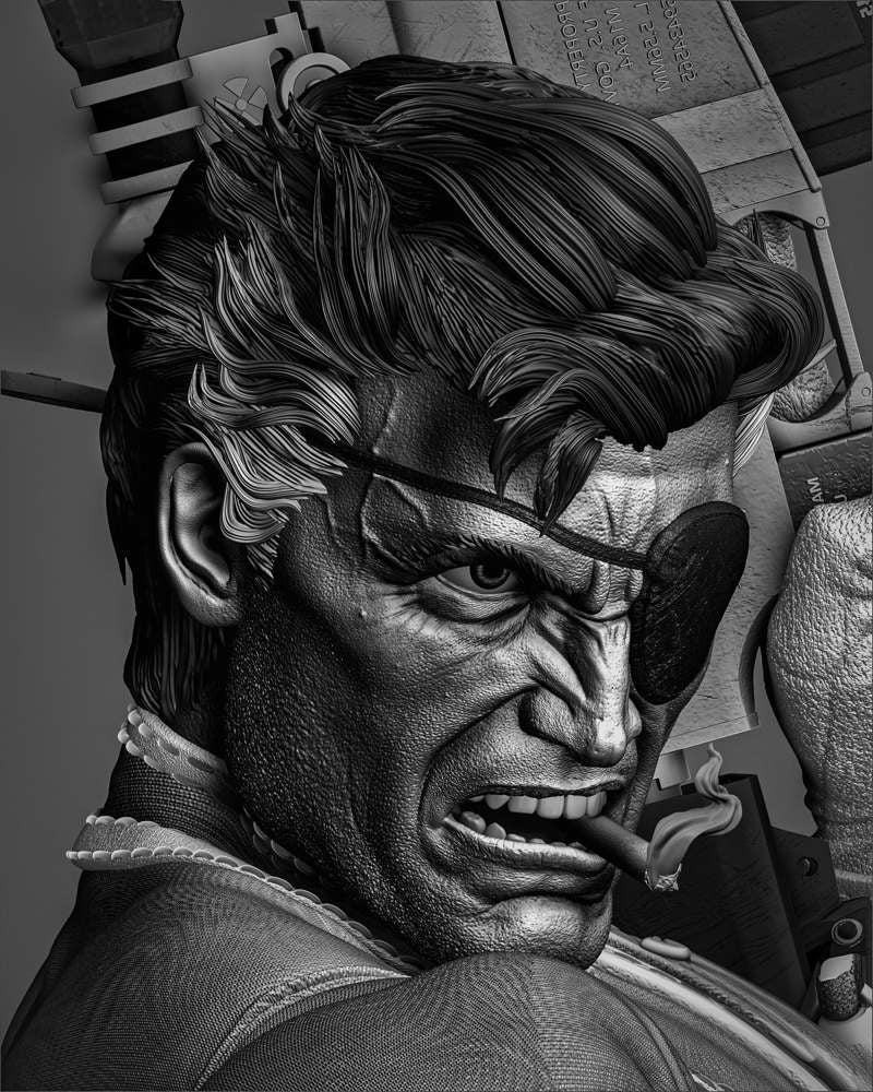 Nick Fury - Sculpture