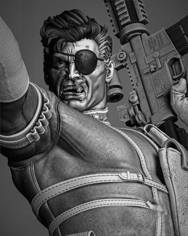 Nick Fury - Sculpture