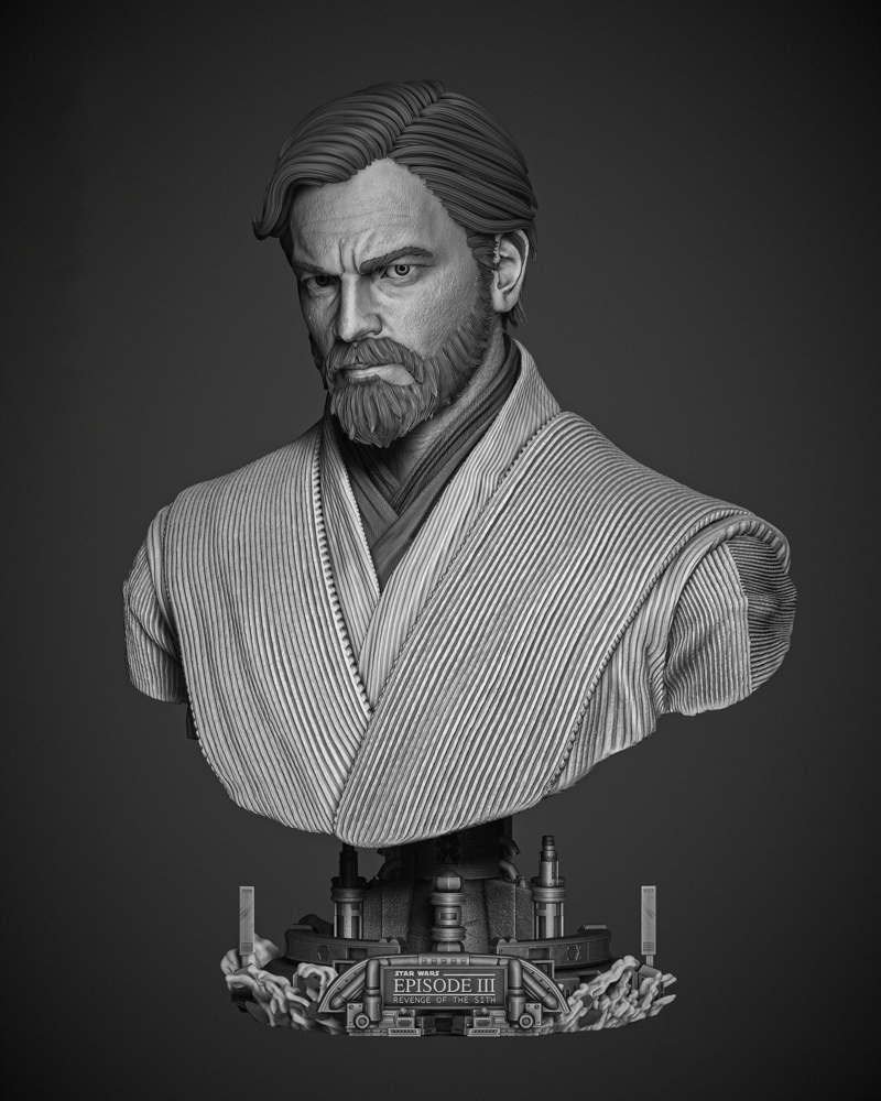 Obi Wan Kenobi - Bust Portrait