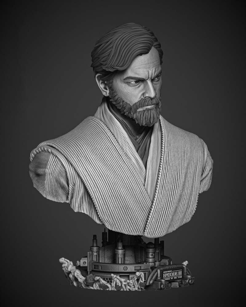 Obi Wan Kenobi - Bust Portrait