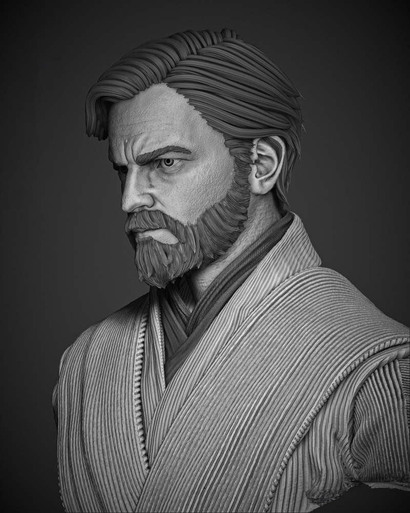 Obi Wan Kenobi - Bust Portrait