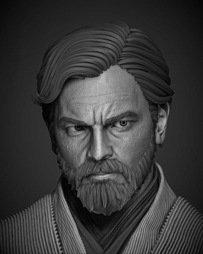 Obi Wan Kenobi - Bust Portrait