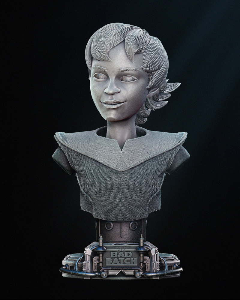 The Bad Batch - Omega Bust Portrait