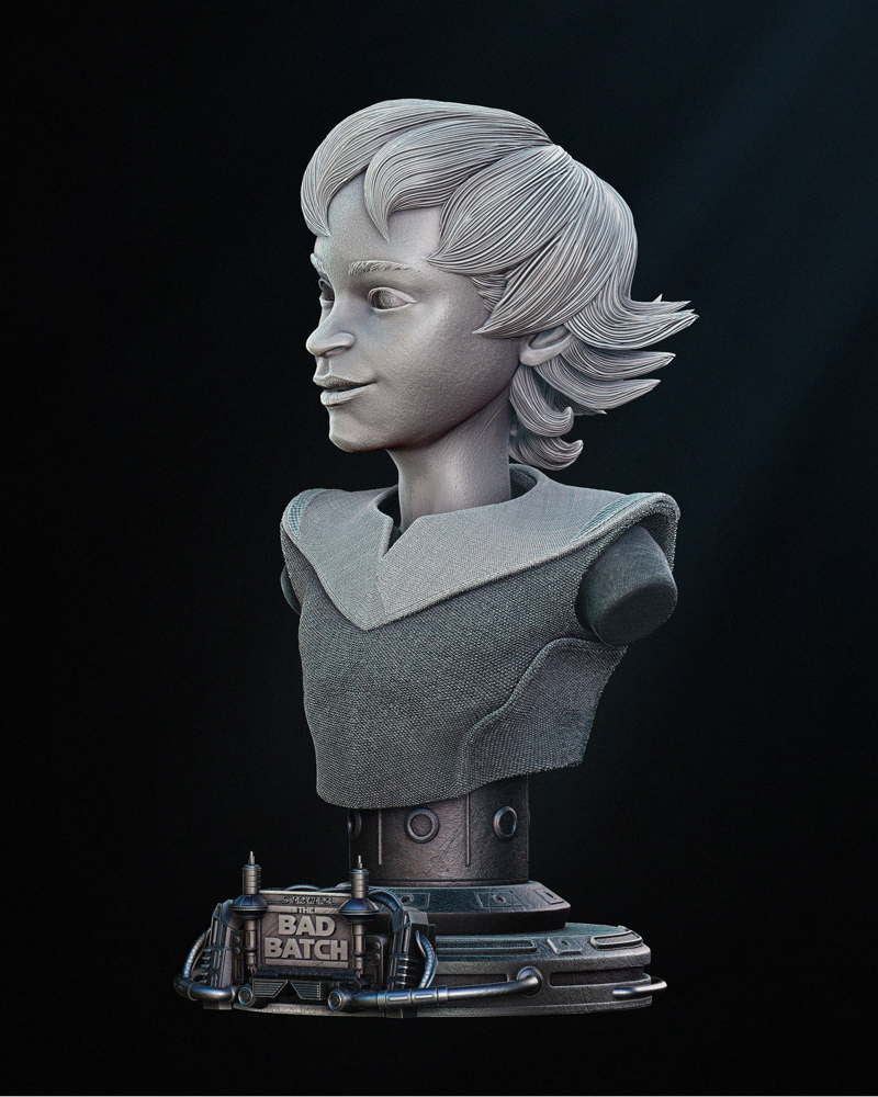 The Bad Batch - Omega Bust Portrait