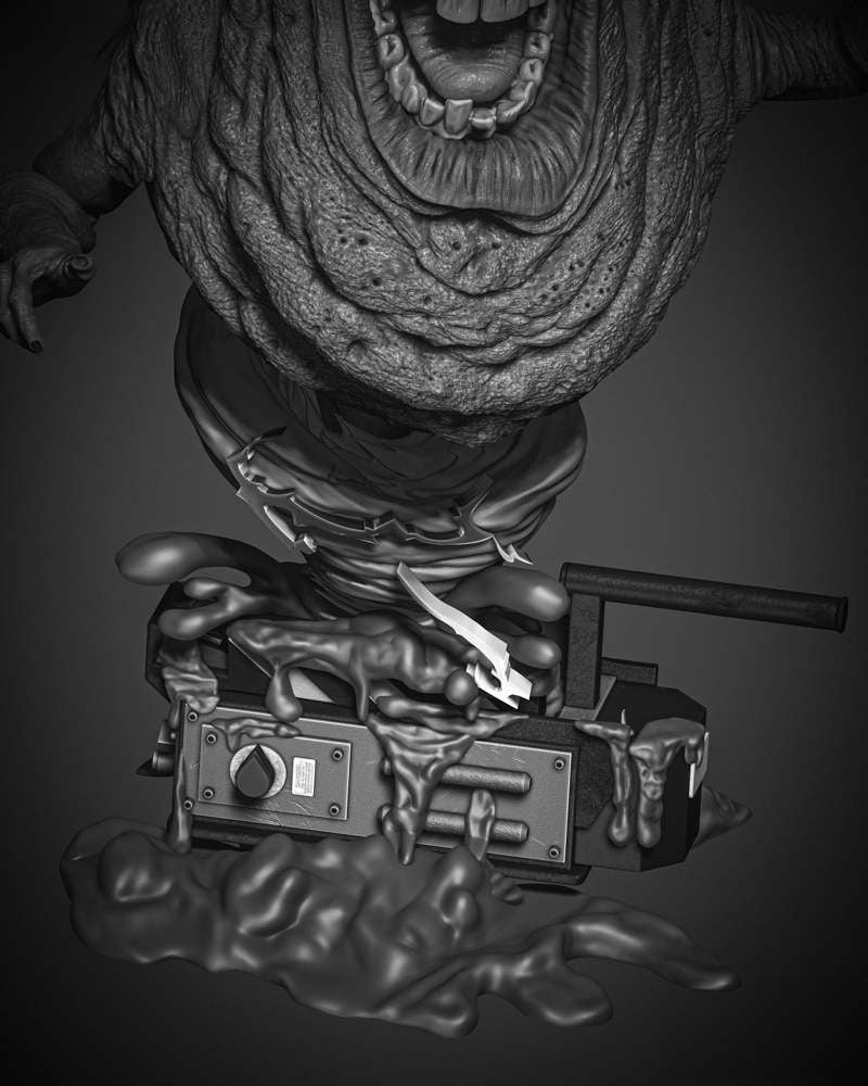 Slimer - Sculpture